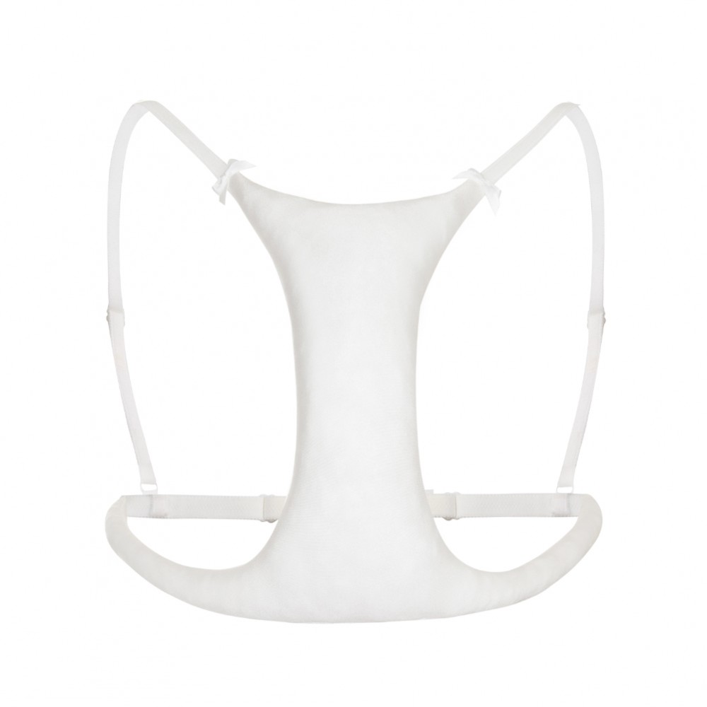 White Breast Support Pillow Bra Wrinkle Preventer